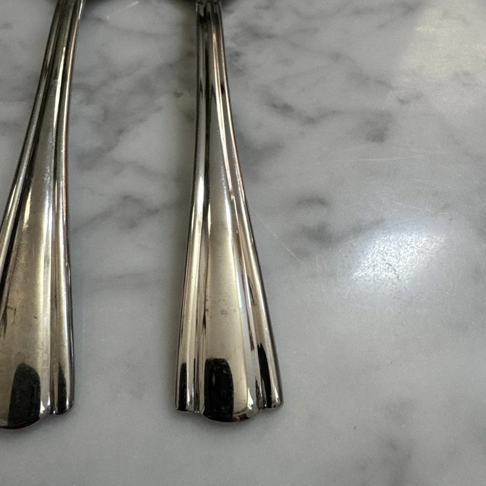 Elana by Hampton Silversmiths 18/10 Stainless Teaspoons/ Soup Spoons Lot Of 4